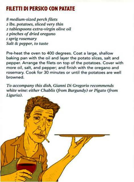 Fileti di Persico Con Patate Recipe | Movie Review - Mid-August Lunch (Pranzo di Ferragosto) | Cine Europa 16 