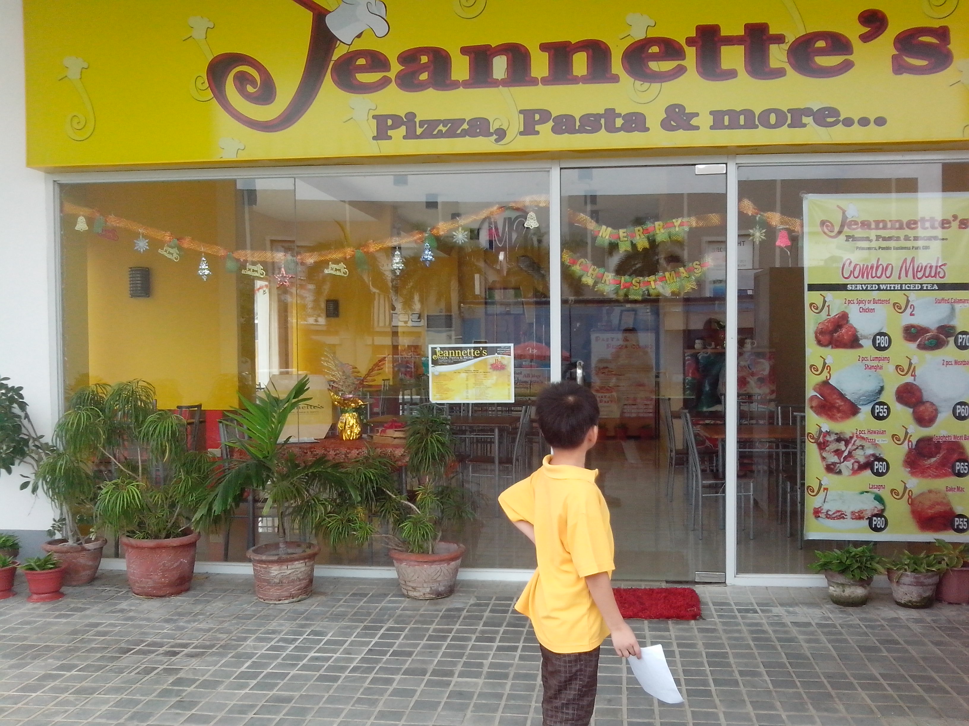 Jeanette's Pizza Restaurant | Primavera Residences | Uptown Cagayan de Oro